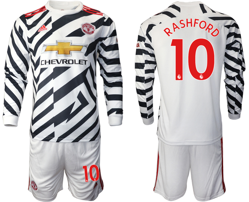2021 Men Manchester united away long sleeve #10 soccer jerseys